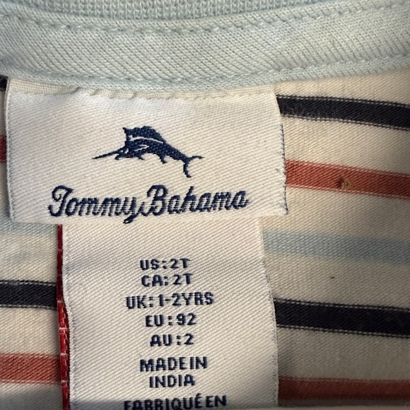 Tommy Bahama - 2T - Striped Short Sleeve T-Shirt - Picture 3 of 3